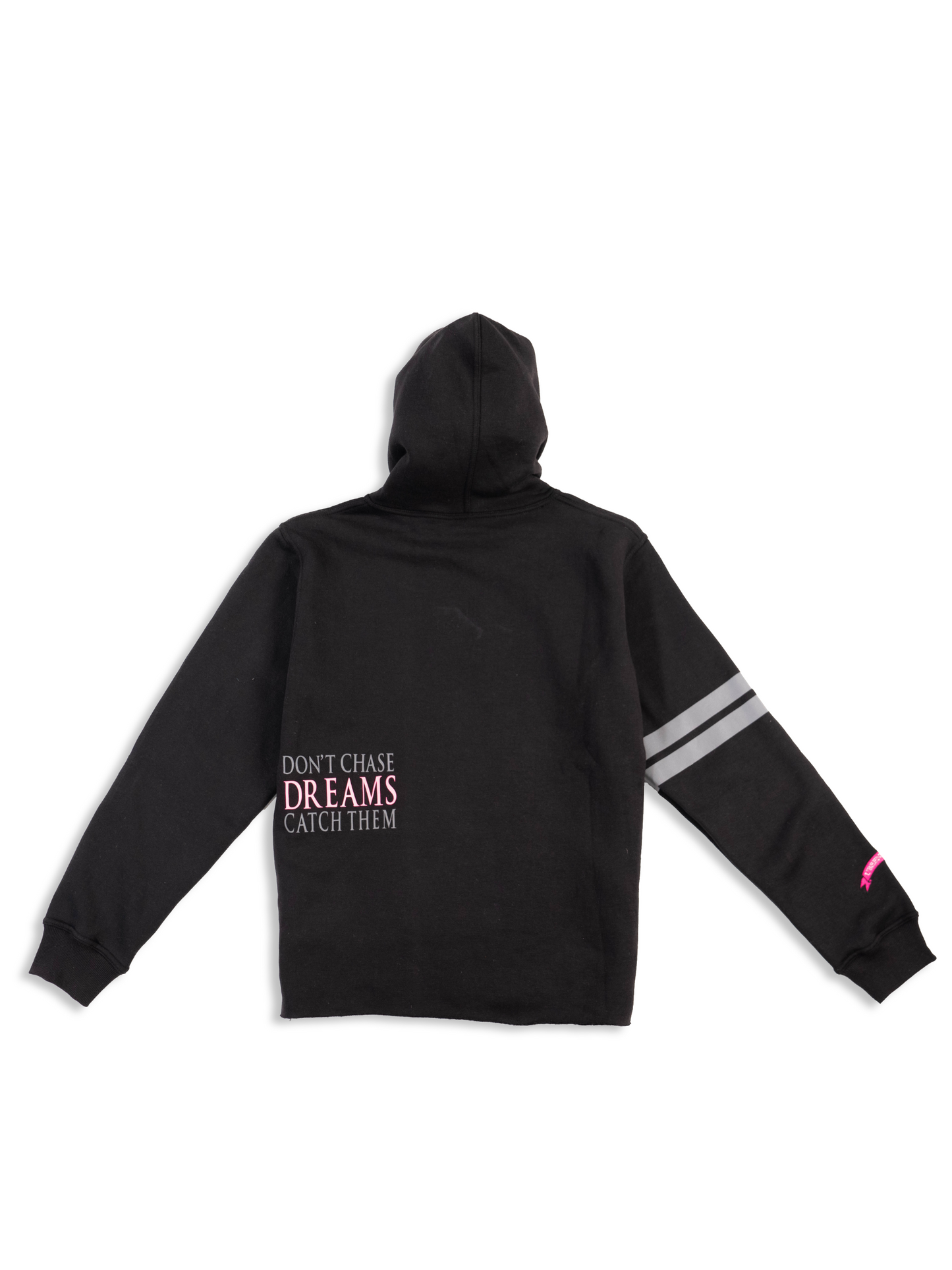 DCDCT Black Hoodie Flat Lay Back View