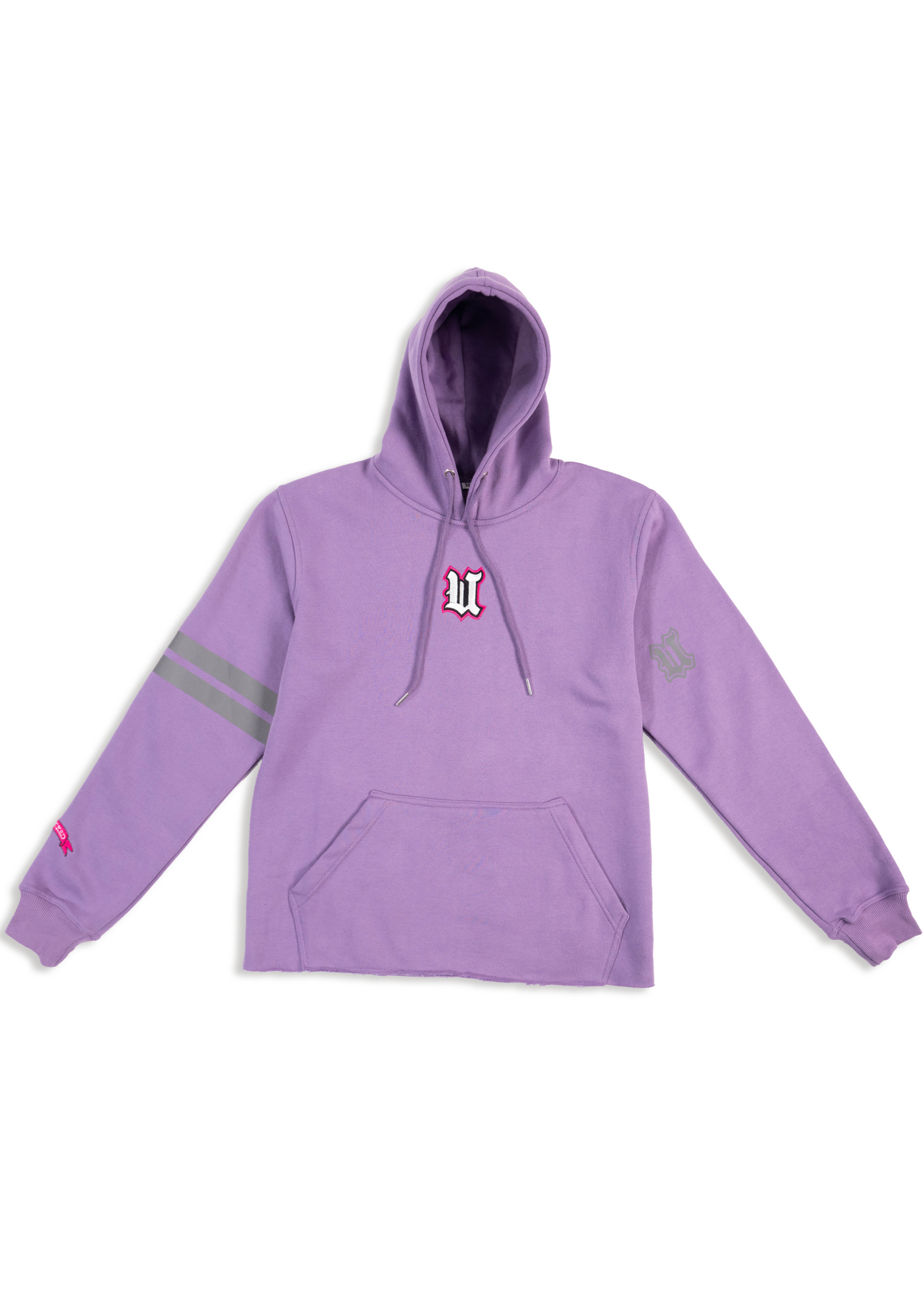 DCDCT Lilac Hoodie Flat Lay Front View