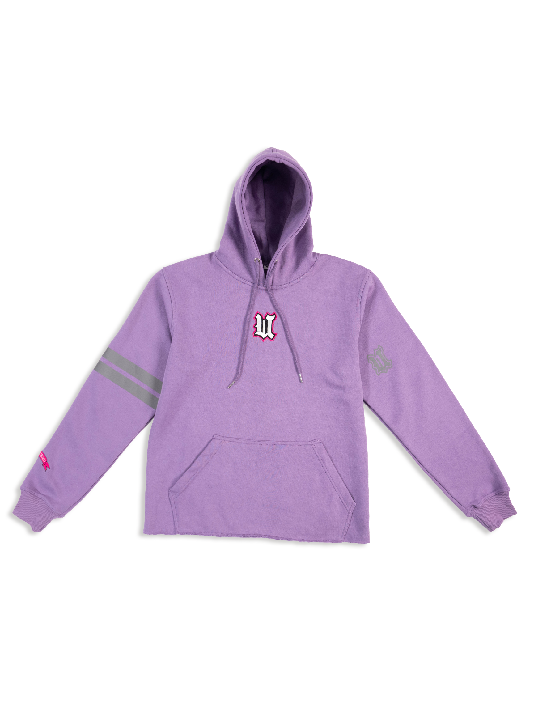 DCDCT Lilac Hoodie Flat Lay Front View