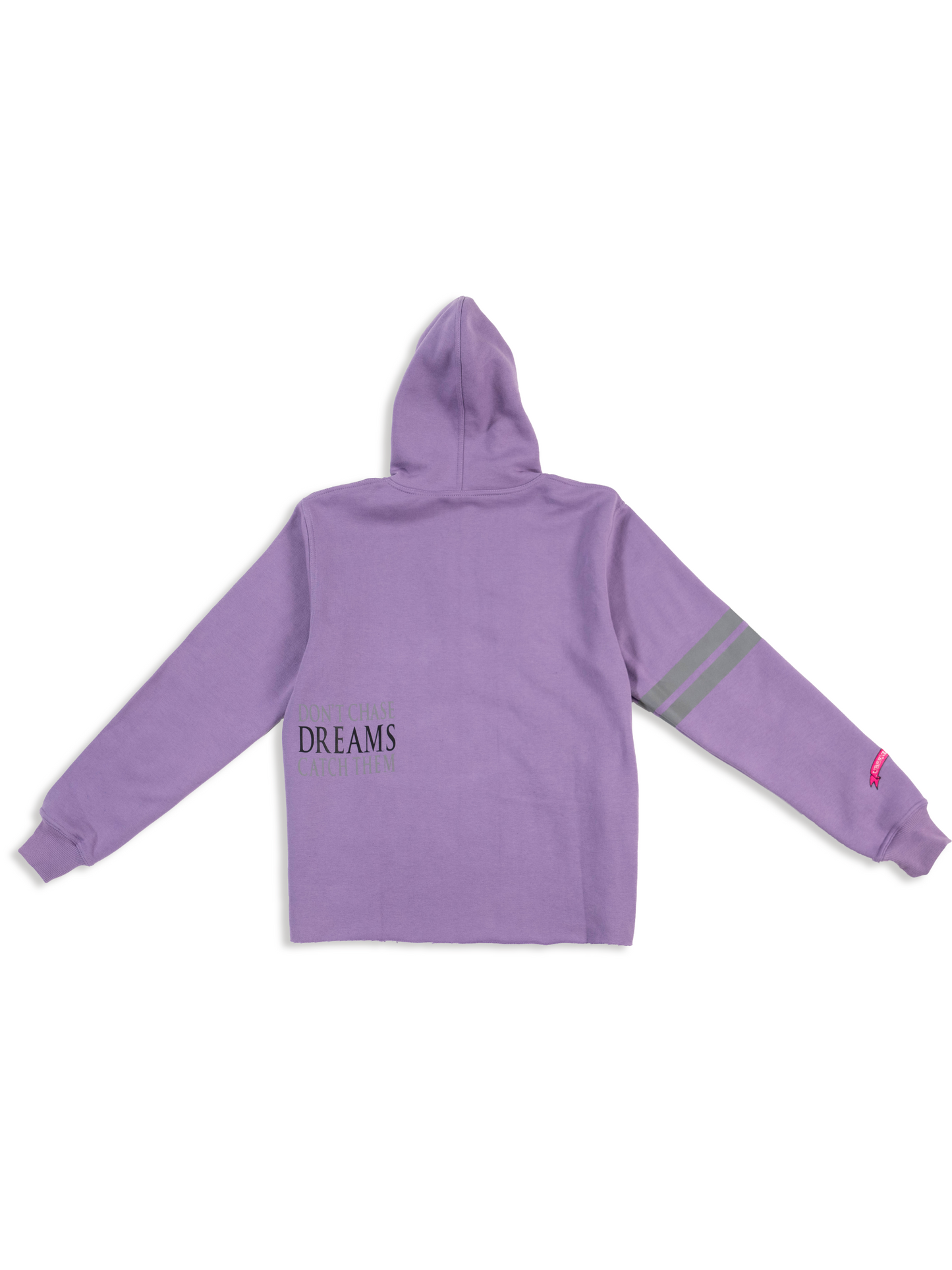 DCDCT Lilac Hoodie Flat Lay Back View